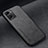 Soft Luxury Leather Snap On Case Cover DY1 for Oppo A77s Black