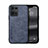 Soft Luxury Leather Snap On Case Cover DY1 for Oppo F21s Pro 4G Blue