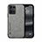 Soft Luxury Leather Snap On Case Cover DY1 for Oppo F21s Pro 4G Gray