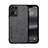 Soft Luxury Leather Snap On Case Cover DY1 for Oppo Reno8 5G Black