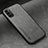 Soft Luxury Leather Snap On Case Cover DY1 for Samsung Galaxy S20 Gray