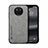 Soft Luxury Leather Snap On Case Cover DY1 for Xiaomi Mi 10i 5G Gray