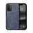 Soft Luxury Leather Snap On Case Cover DY1 for Xiaomi Poco M5S Blue
