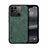 Soft Luxury Leather Snap On Case Cover DY1 for Xiaomi Redmi 10C 4G Green