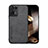 Soft Luxury Leather Snap On Case Cover DY1 for Xiaomi Redmi Note 13 Pro 5G Black
