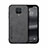 Soft Luxury Leather Snap On Case Cover DY1 for Xiaomi Redmi Note 9 Pro Black