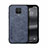 Soft Luxury Leather Snap On Case Cover DY1 for Xiaomi Redmi Note 9 Pro Max Blue