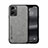 Soft Luxury Leather Snap On Case Cover DY2 for OnePlus Nord N20 SE Gray