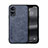 Soft Luxury Leather Snap On Case Cover DY2 for Oppo A58 5G Blue