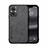 Soft Luxury Leather Snap On Case Cover DY2 for Oppo Reno7 Z 5G Black