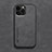 Soft Luxury Leather Snap On Case Cover DY3 for Apple iPhone 12 Pro Black