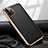 Soft Luxury Leather Snap On Case Cover for Apple iPhone 12 Pro Black