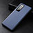 Soft Luxury Leather Snap On Case Cover for Huawei Enjoy Z 5G Blue