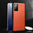 Soft Luxury Leather Snap On Case Cover for Huawei Honor X10 5G Orange