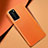 Soft Luxury Leather Snap On Case Cover for Huawei P40 Orange