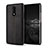 Soft Luxury Leather Snap On Case Cover for OnePlus 7 Black