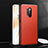 Soft Luxury Leather Snap On Case Cover for OnePlus 8 Pro Red