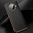 Soft Luxury Leather Snap On Case Cover for Oppo Ace2 Black