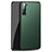 Soft Luxury Leather Snap On Case Cover for Oppo F15 Green