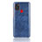 Soft Luxury Leather Snap On Case Cover for Samsung Galaxy A21s Blue