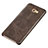 Soft Luxury Leather Snap On Case Cover for Samsung Galaxy C9 Pro C9000 Brown