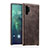 Soft Luxury Leather Snap On Case Cover for Samsung Galaxy Note 10 Plus 5G Brown