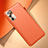 Soft Luxury Leather Snap On Case Cover for Samsung Galaxy S20 FE 5G Orange