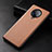 Soft Luxury Leather Snap On Case Cover for Vivo Nex 3 5G Orange