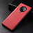 Soft Luxury Leather Snap On Case Cover for Vivo Nex 3 5G Red