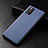 Soft Luxury Leather Snap On Case Cover for Vivo V20 Pro 5G Blue