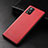 Soft Luxury Leather Snap On Case Cover for Vivo V20 Pro 5G Red