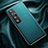 Soft Luxury Leather Snap On Case Cover for Xiaomi Mi 10 Ultra Cyan