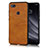 Soft Luxury Leather Snap On Case Cover for Xiaomi Mi 8 Lite Orange