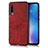 Soft Luxury Leather Snap On Case Cover for Xiaomi Mi 9 Red