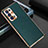 Soft Luxury Leather Snap On Case Cover GS1 for Oppo Reno6 Pro 5G Green