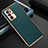 Soft Luxury Leather Snap On Case Cover GS1 for Oppo Reno6 Pro 5G India Green