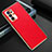 Soft Luxury Leather Snap On Case Cover GS1 for Oppo Reno6 Pro 5G India Red