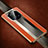 Soft Luxury Leather Snap On Case Cover K01 for Huawei Mate 40 Pro Orange