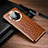 Soft Luxury Leather Snap On Case Cover K05 for Huawei Mate 40E Pro 5G Brown