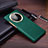 Soft Luxury Leather Snap On Case Cover L01 for Huawei Mate 40 Pro Green