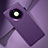 Soft Luxury Leather Snap On Case Cover L03 for Huawei Mate 40E 5G Purple