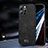 Soft Luxury Leather Snap On Case Cover LD2 for Apple iPhone 13 Pro Black