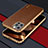 Soft Luxury Leather Snap On Case Cover LD3 for Apple iPhone 14 Pro Max Brown