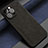 Soft Luxury Leather Snap On Case Cover LS1 for Apple iPhone 12 Pro Black