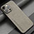 Soft Luxury Leather Snap On Case Cover LS1 for Apple iPhone 13 Pro Gray