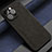 Soft Luxury Leather Snap On Case Cover LS1 for Apple iPhone 13 Pro Max Black