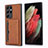 Soft Luxury Leather Snap On Case Cover M03T for Samsung Galaxy S22 Ultra 5G