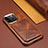 Soft Luxury Leather Snap On Case Cover MT1 for Apple iPhone 14 Pro Brown