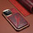 Soft Luxury Leather Snap On Case Cover MT1 for Apple iPhone 14 Pro Max Red