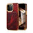 Soft Luxury Leather Snap On Case Cover MT2 for Apple iPhone 14 Pro Max Red